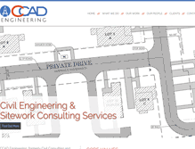 Tablet Screenshot of ccadengineering.com